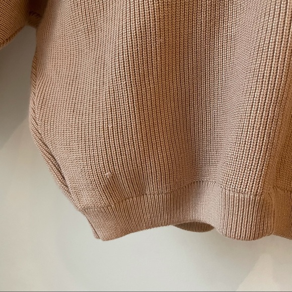 Princess Polly Love More cropped nude sweater with open neckline - Picture 7 of 9